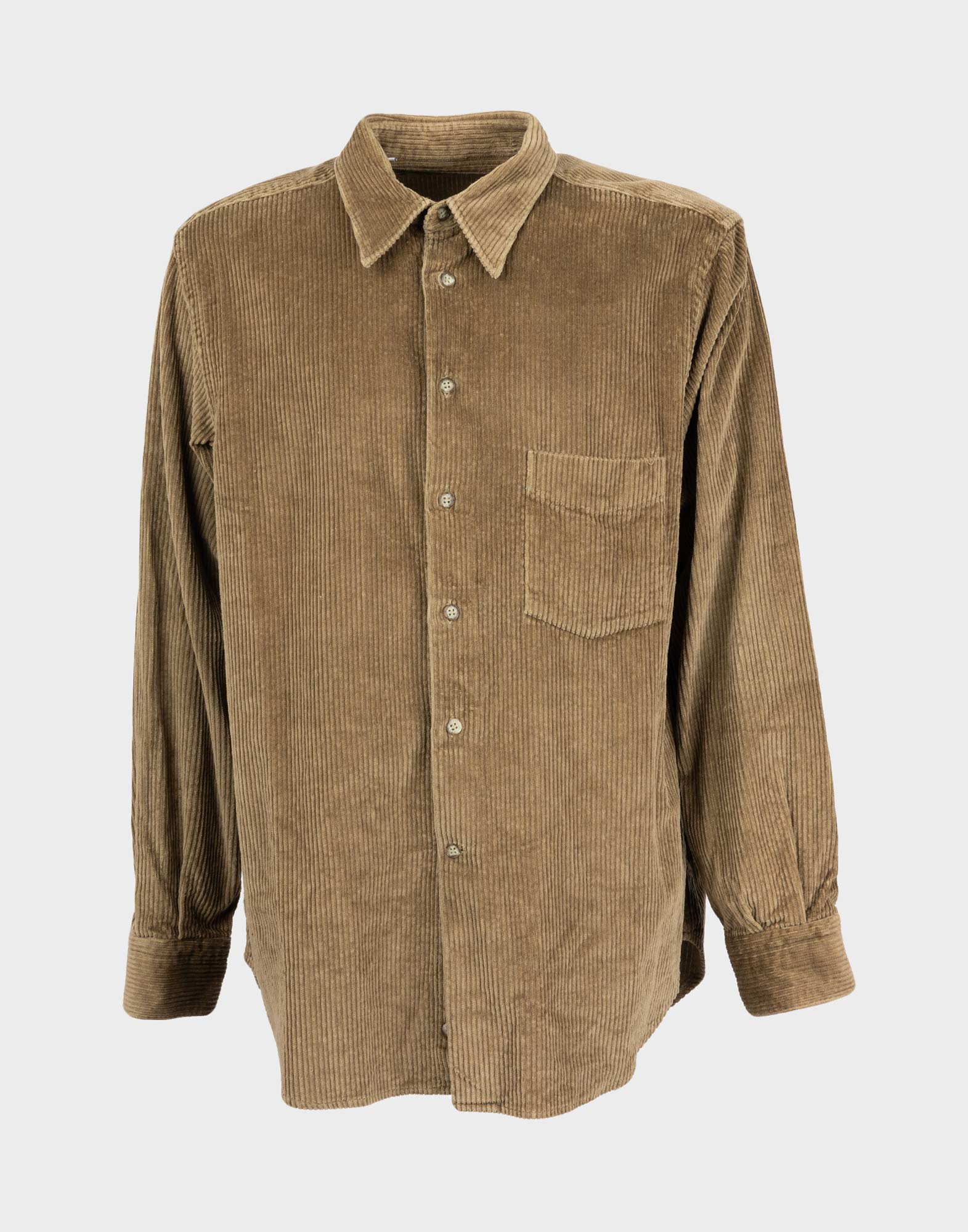 men's long sleeve corduroy shirt