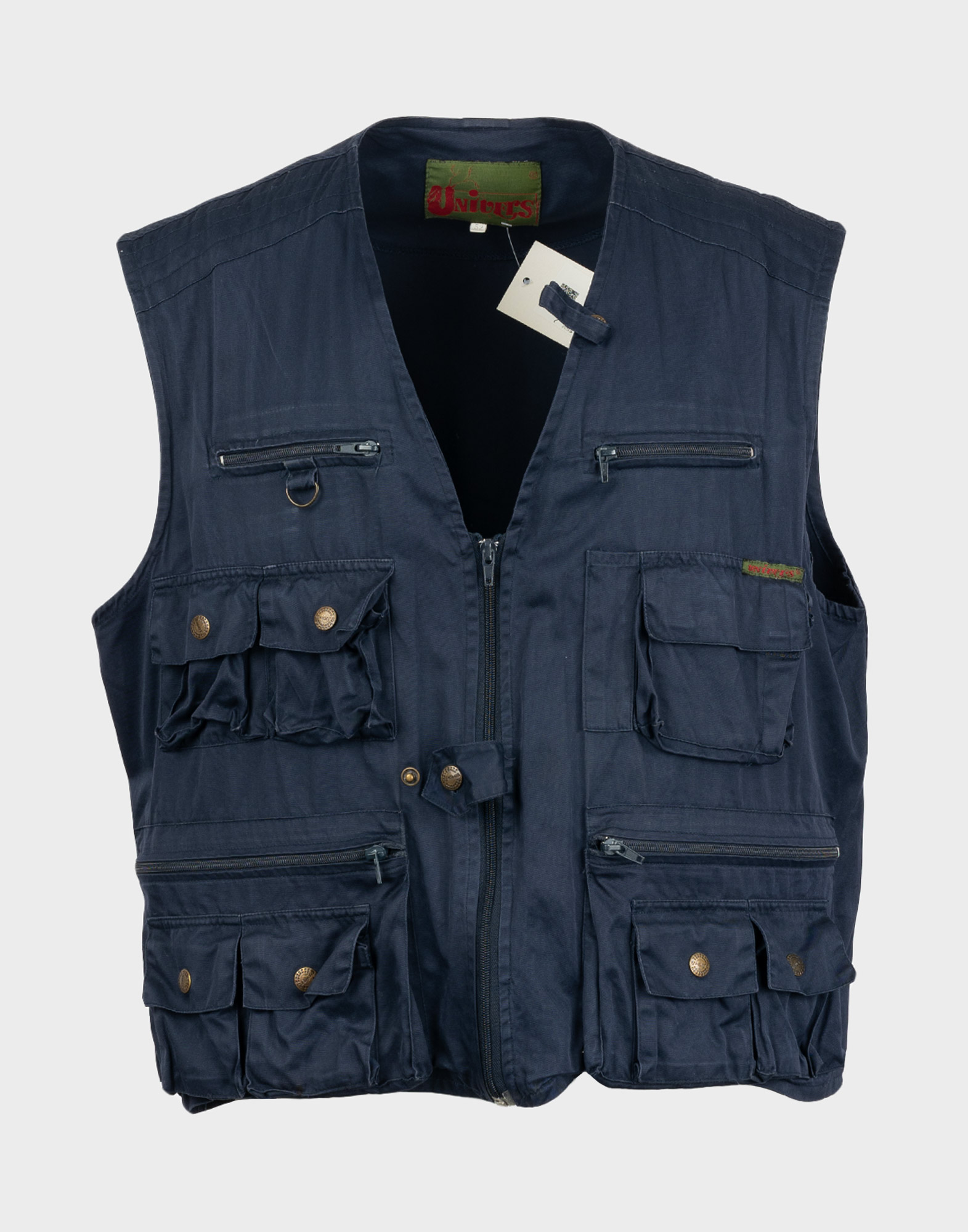 men's blue hunting vest