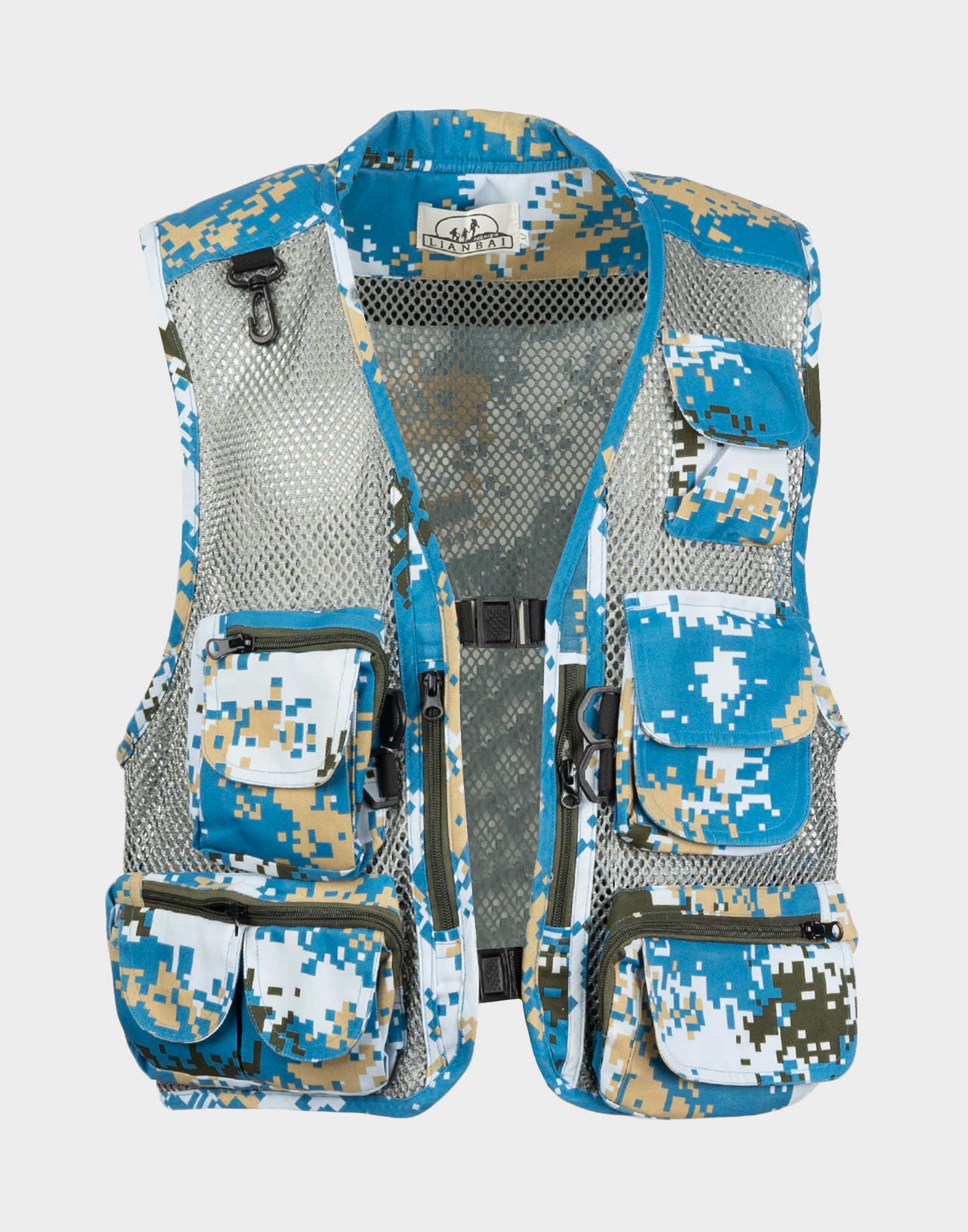 men's patterned hunting vest