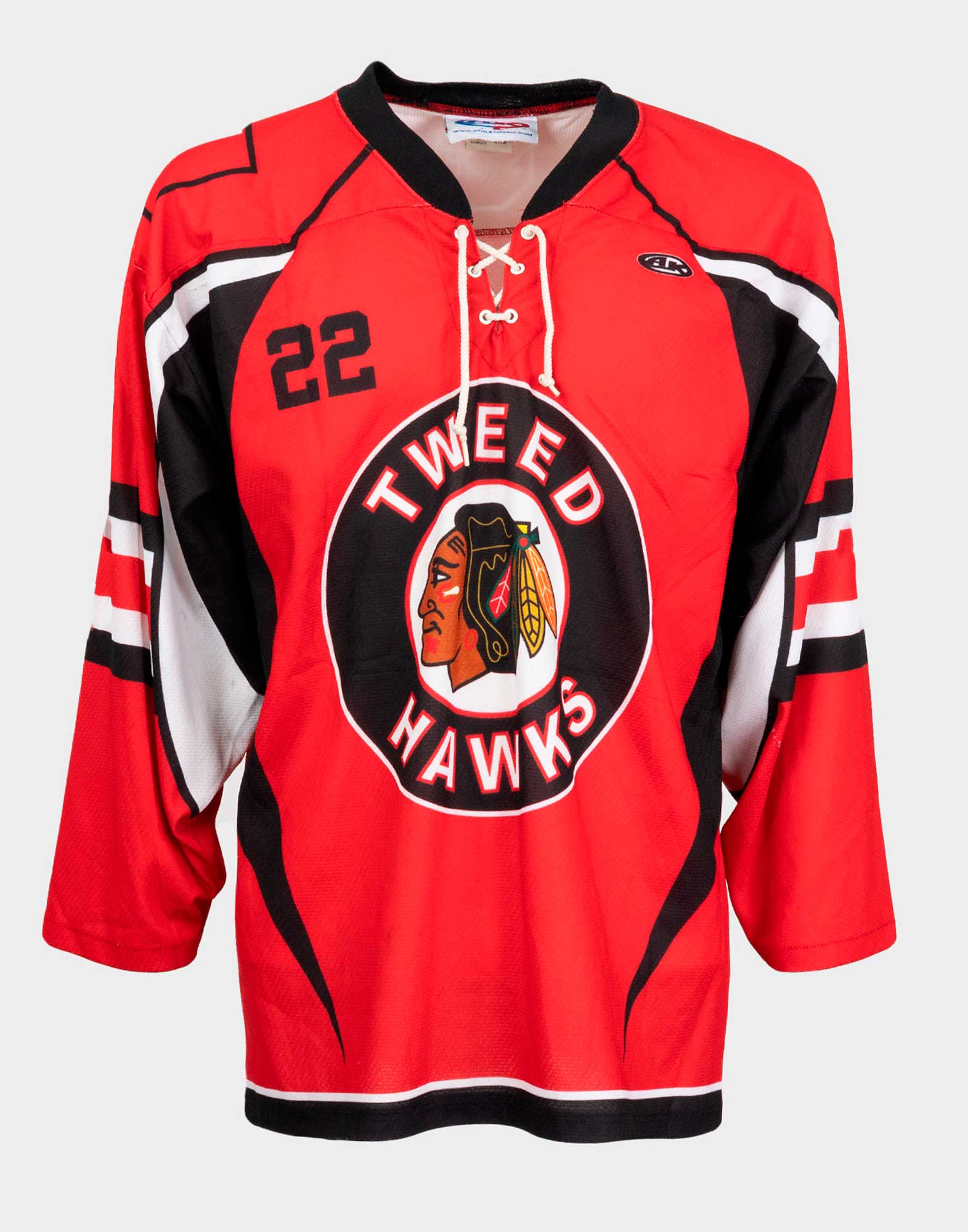 men's red hockey jersey