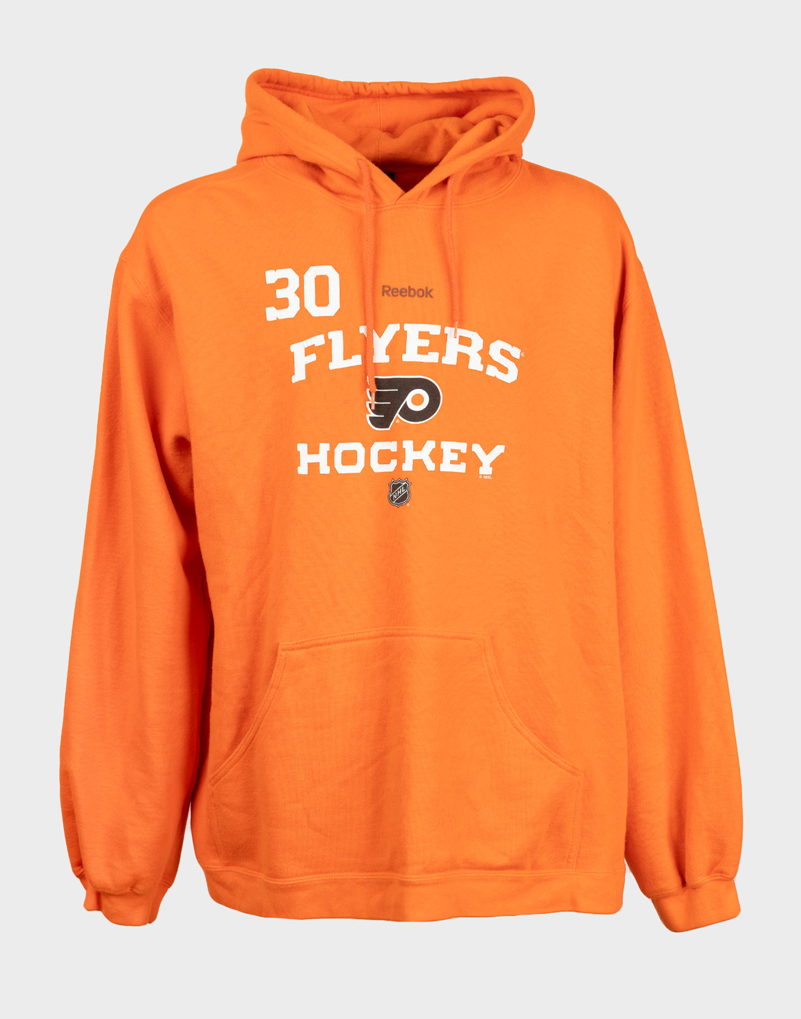 reebok orange hoodie men nhl