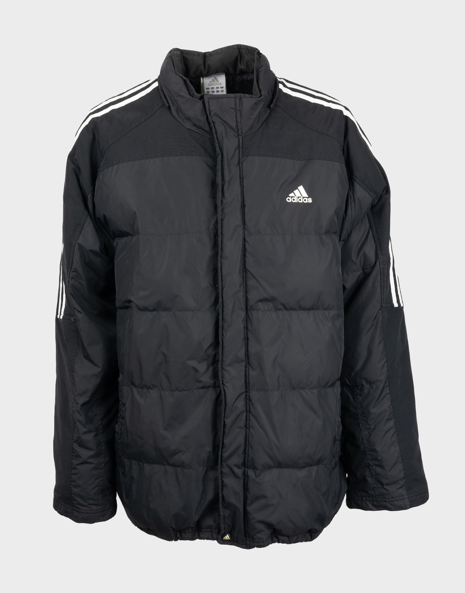 adidas black down jacket for men