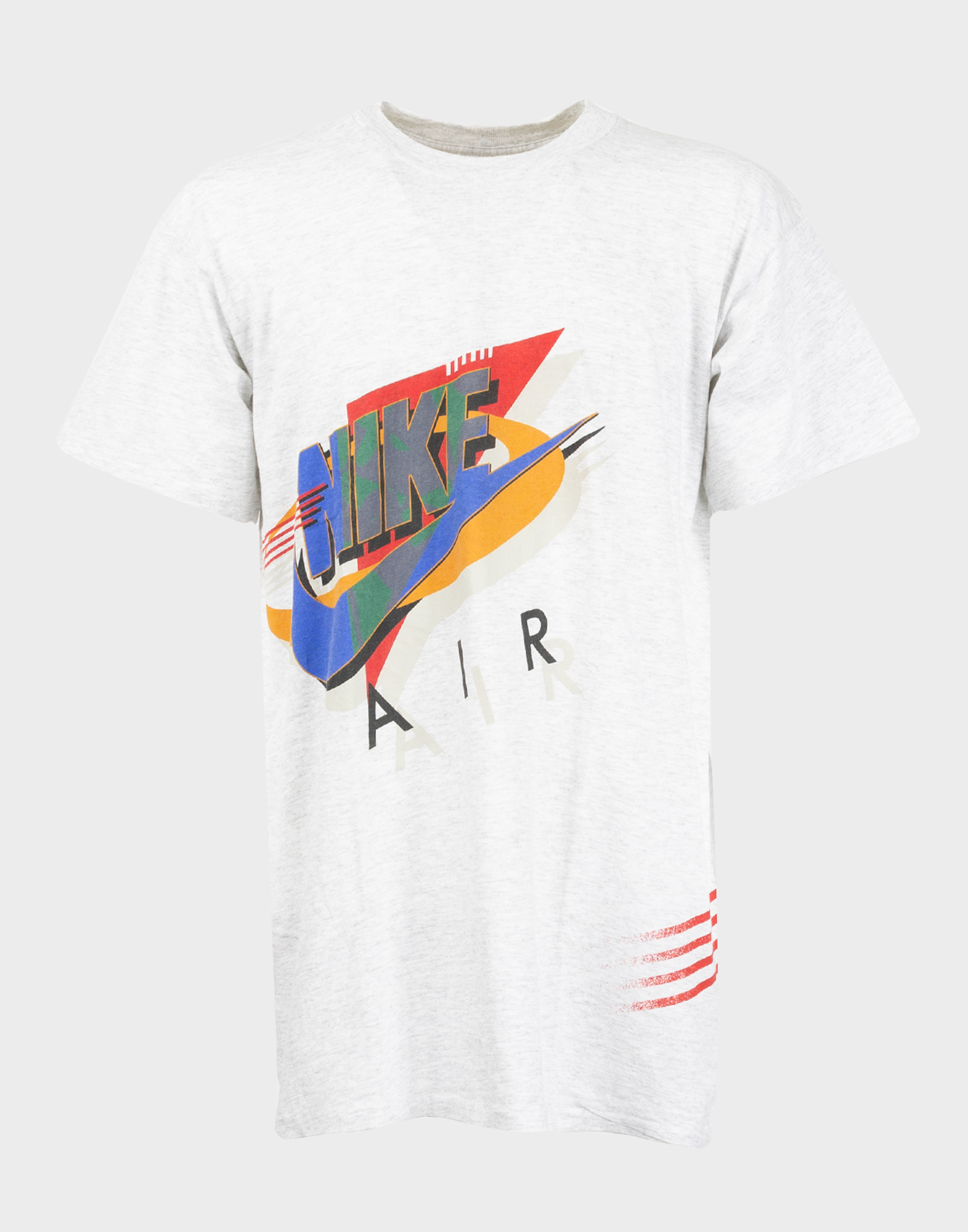 Men's grey sporty t-shirt with print